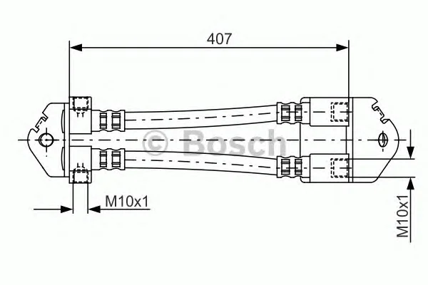 1 987 481 167 BOSCH Тормозной шланг (фото 1)