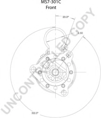 MS7-301A PRESTOLITE ELECTRIC Стартер (фото 8)