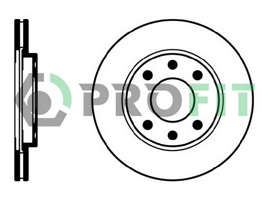 5010-0214 PROFIT Тормозной диск (фото 2)
