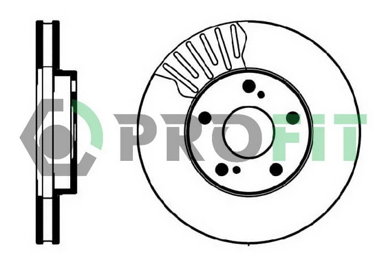 5010-0501 PROFIT Тормозной диск (фото 2)