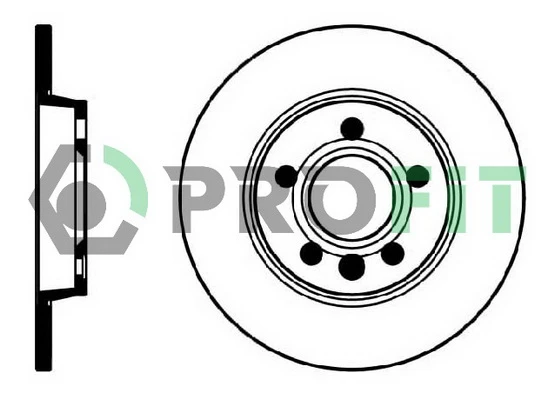 5010-1012 PROFIT Тормозной диск (фото 2)