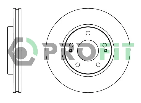 5010-1599 PROFIT Тормозной диск (фото 3)