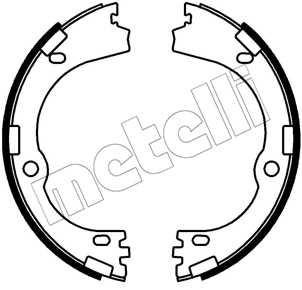 53-0752 METELLI Комплект тормозных колодок, стояночная тормозная система (фото 1)