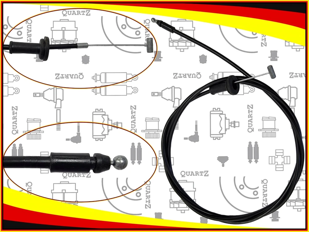 QZ811902D000 QUARTZ Трос замка капота (фото 1)