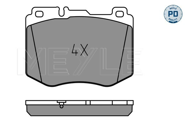 025 220 4718/PD MEYLE Комплект тормозных колодок, дисковый тормоз (фото 1)