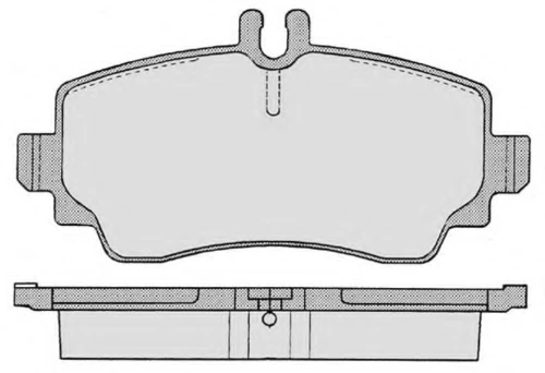 656.0 RAICAM Колодки дисковые торм. перед. mb (фото 1)