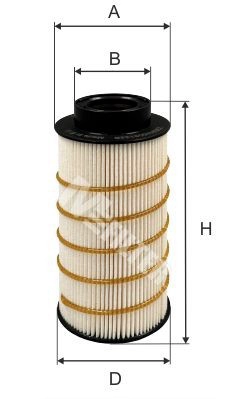 DE 3122 MFILTER Топливный фильтр (фото 2)