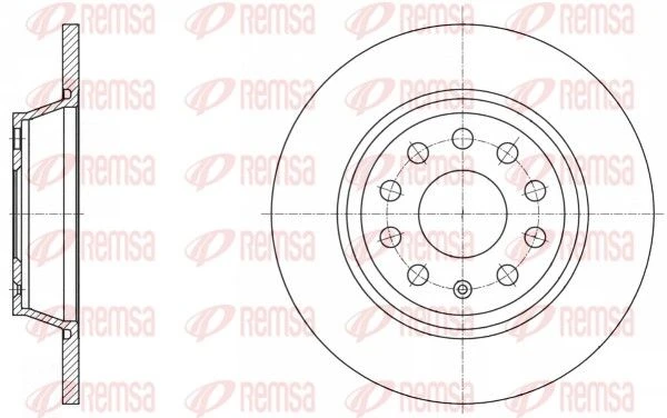61646.00 REMSA Тормозной диск (фото 2)