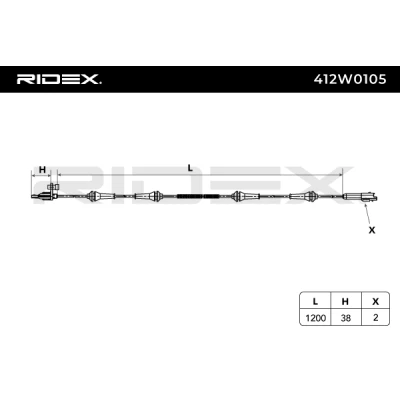 412W0105 RIDEX Датчик, частота вращения колеса (фото 6)