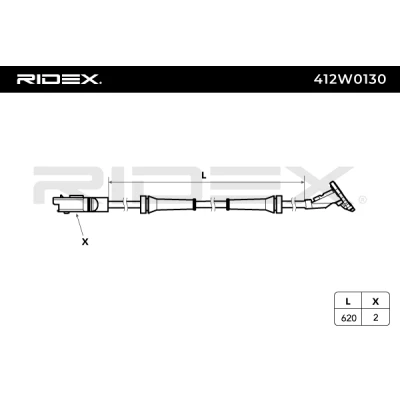 412W0130 RIDEX Датчик, частота вращения колеса (фото 8)