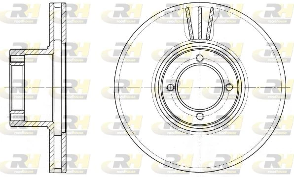 6009.10 ROADHOUSE Тормозной диск (фото 2)
