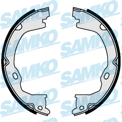 89550 SAMKO Комплект тормозных колодок, стояночная тормозная система (фото 2)