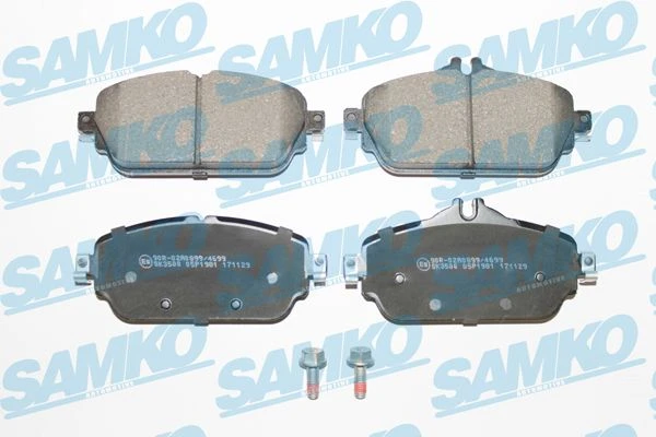 5SP1981 SAMKO Комплект тормозных колодок, дисковый тормоз (фото 2)