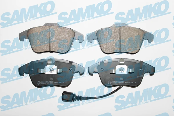 5SP1392 SAMKO Комплект тормозных колодок, дисковый тормоз (фото 3)