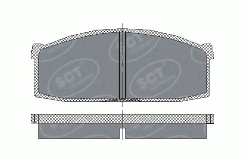 SP 112 SCT - MANNOL Комплект тормозных колодок дисковый тормоз (фото 1)