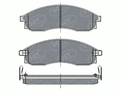 SP 263 SCT - MANNOL Sct, sp263 колодки тормозные дисковые (10009030/160916/0006821/13, литва) (фото 1)