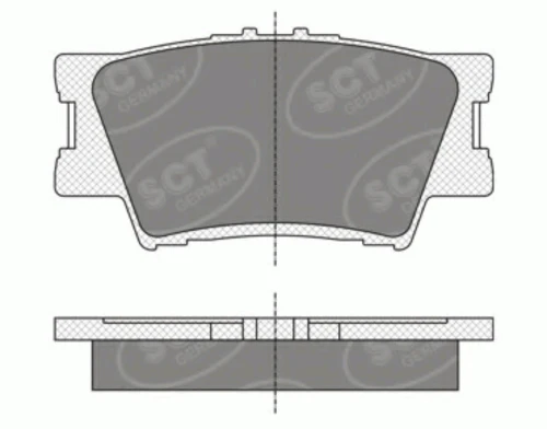 SP 336 SCT - MANNOL Тормозные колодки (комплект 4 шт.) sp 336 (фото 1)