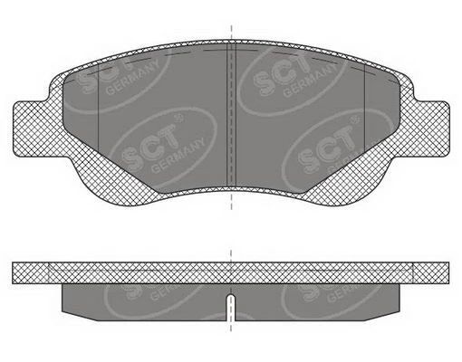 SP 609 PR SCT - MANNOL Комплект тормозных колодок, дисковый тормоз (фото 2)