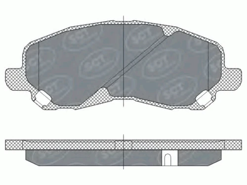 SP 273 SCT - MANNOL Sp273 тормозные колодки (комплект 4 шт.) (фото 1)