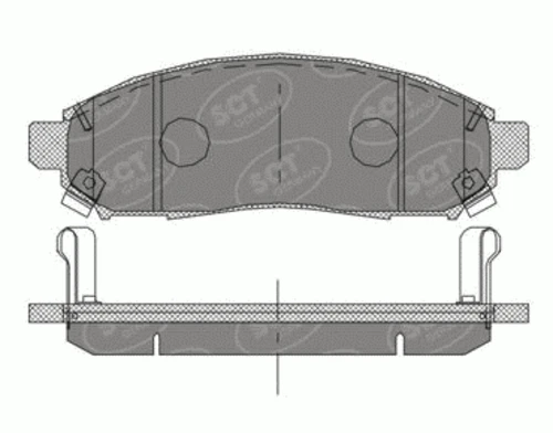 SP391 SCT - MANNOL Тормозные колодки (комплект 4 шт.) sp 391 (фото 1)