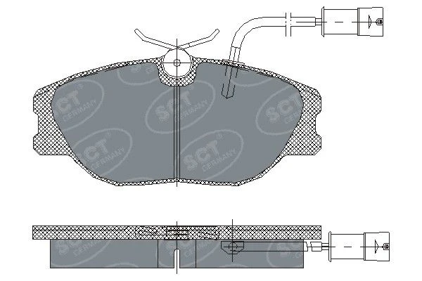 SP 163 PR SCT - MANNOL Комплект тормозных колодок, дисковый тормоз (фото 2)