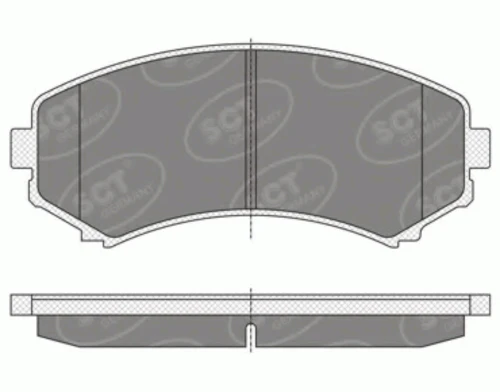 SP 344 SCT - MANNOL Комплект тормозных колодок дисковый тормоз (фото 1)