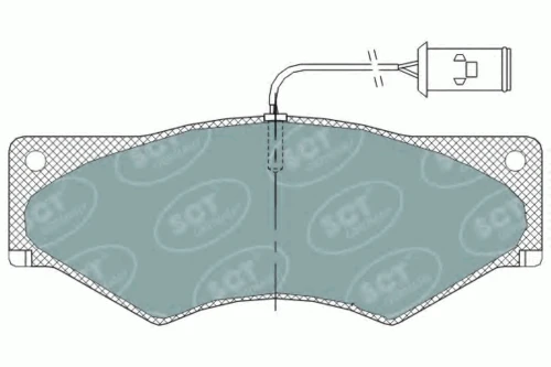 SP 319 SCT - MANNOL Sp319 тормозные колодки (комплект 4 шт.) sp 319 (фото 1)