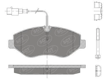 SP 416 PR SCT - MANNOL Комплект тормозных колодок, дисковый тормоз (фото 2)