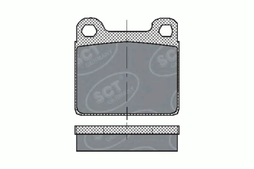 SP 126 SCT - MANNOL Тормозные колодки (комплект 4 шт.) sp 126 (фото 1)