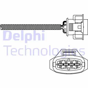 ES10792-12B1 DELPHI Лямбда-зонд (фото 1)