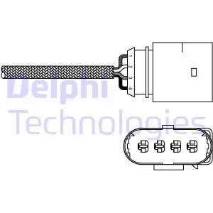 ES20286-12B1 DELPHI Лямбда-зонд (фото 1)