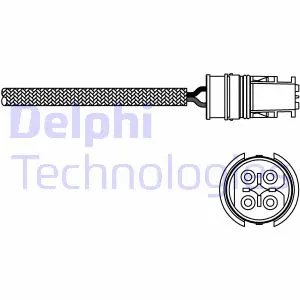 ES20288-12B1 DELPHI Лямбда-зонд (фото 1)