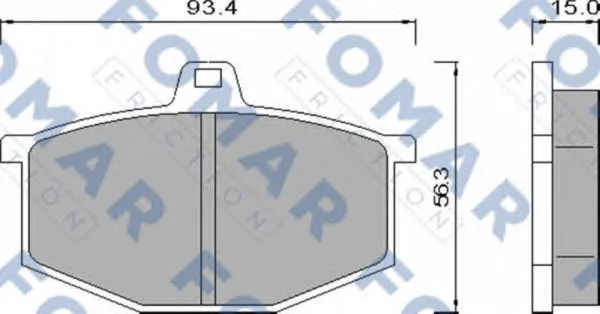 FO 424781 FOMAR Тормозные колодки (фото 1)