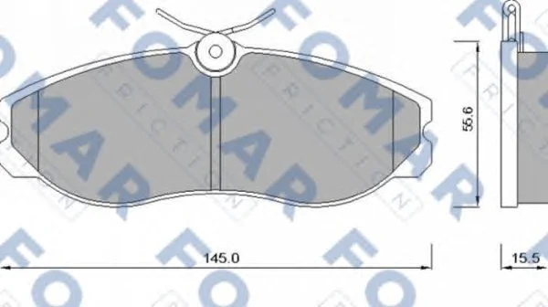 FO 624081 FOMAR Тормозные колодки (фото 1)