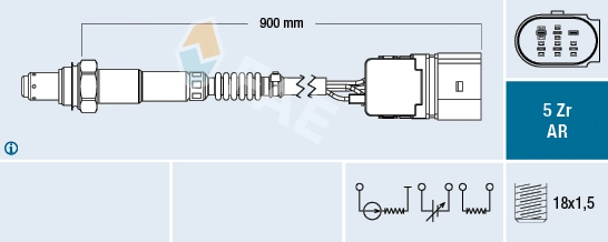75102 FAE Лямбда-зонд (фото 1)