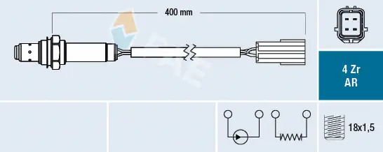 75640 FAE Лямбда-зонд (фото 1)