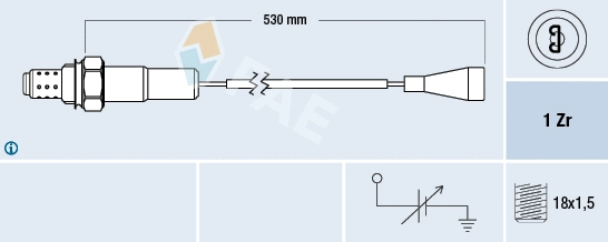 77100 FAE Лямбда-зонд (фото 1)