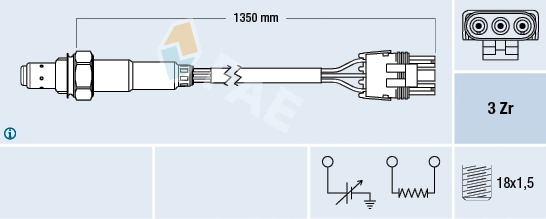 77120 FAE Лямбда-зонд (фото 1)