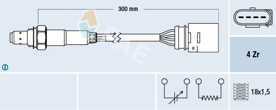 77197 FAE Лямбда-зонд (фото 1)