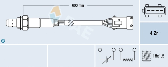 77281 FAE Лямбда-зонд (фото 1)