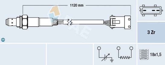 77307 FAE Лямбда-зонд (фото 1)
