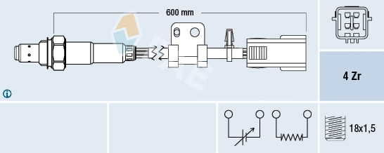 77319 FAE Лямбда-зонд (фото 1)