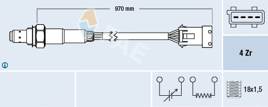 77372 FAE Лямбда-зонд (фото 1)
