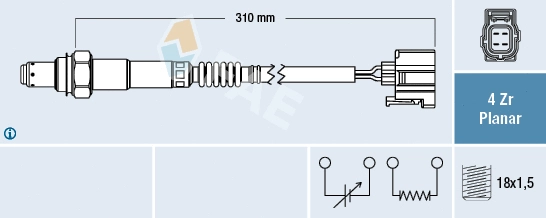 77427 FAE Лямбда-зонд (фото 1)