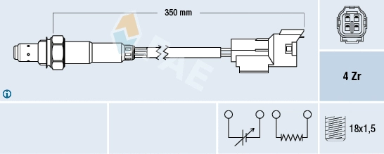 77480 FAE Лямбда-зонд (фото 1)
