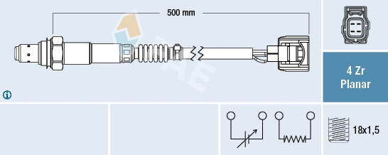 77617 FAE Лямбда-зонд (фото 1)