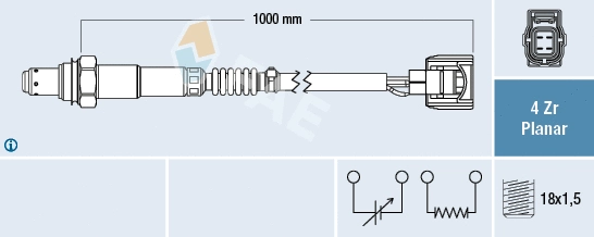 77620 FAE Лямбда-зонд (фото 1)