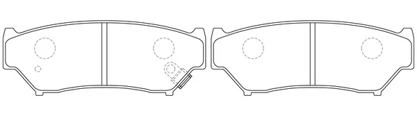 FP0556 FIT Комплект тормозных колодок, дисковый тормоз (фото 1)