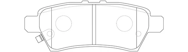 FP1101 FIT Комплект тормозных колодок, дисковый тормоз (фото 1)