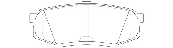 FP1304 FIT Комплект тормозных колодок, дисковый тормоз (фото 1)